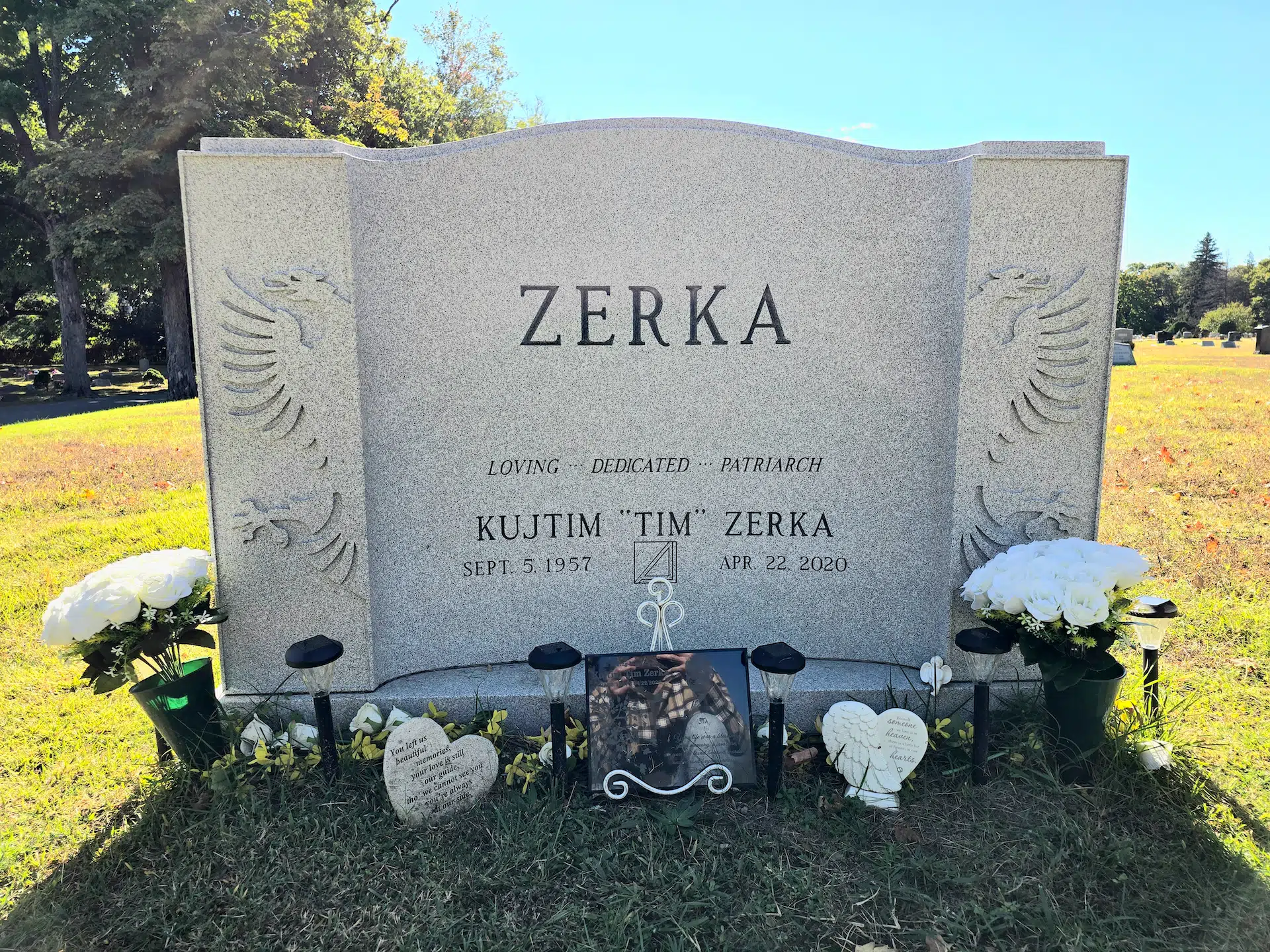 Granite Headstone for Grave hand-carved by Tombstone Shop in NJ — image 4